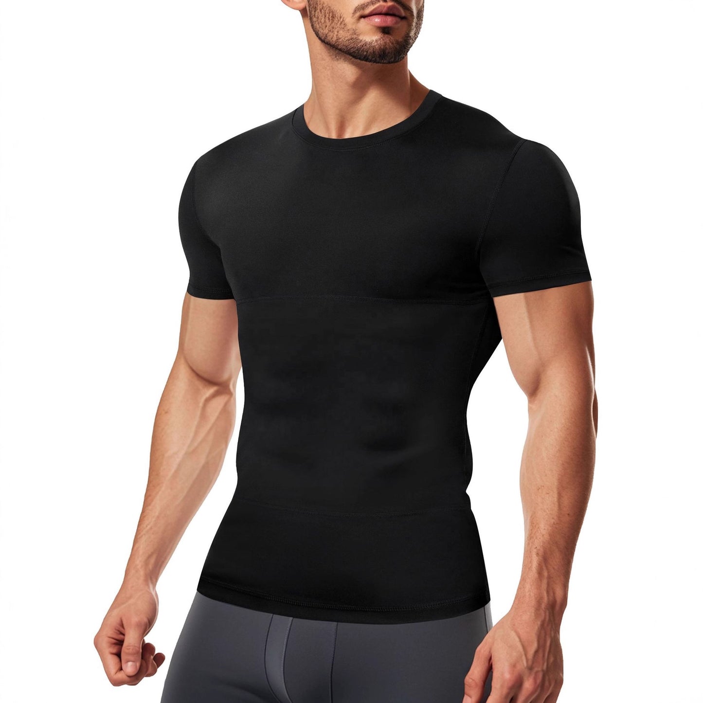 Camiseta de Compresión para Hombre – Soporte Muscular y Máximo Rendimiento