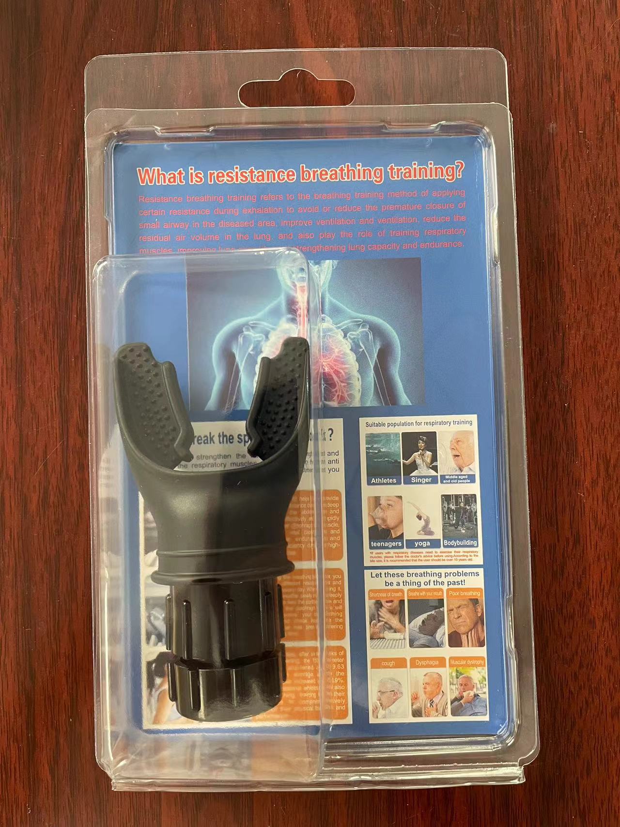 Entrenador de Respiración Ajustable