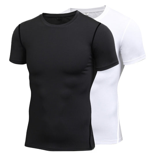 Playera Deportiva de Compresión Secado Rápido Transpirable