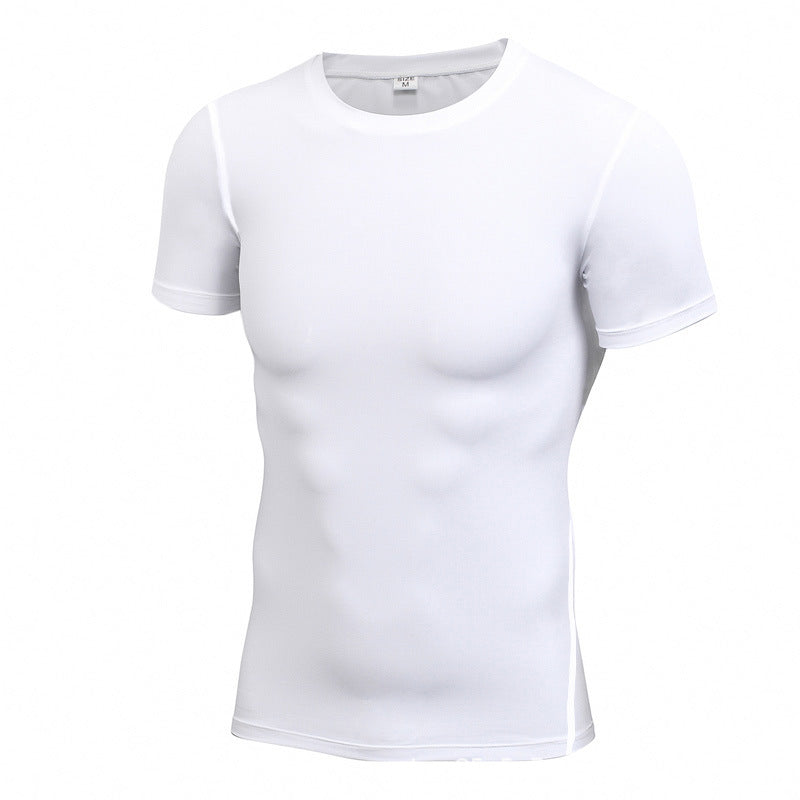 Playera Deportiva de Compresión Secado Rápido Transpirable