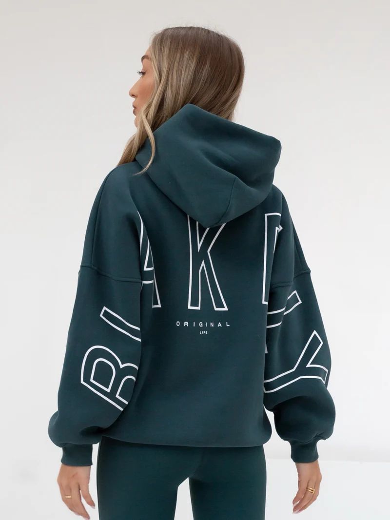Sudadera con Capucha Estampada