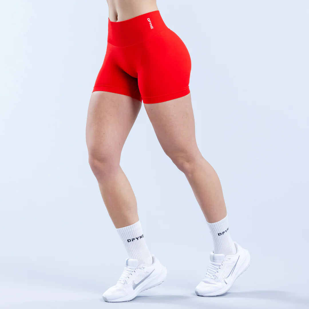 Shorts de Gym de Cintura Alta