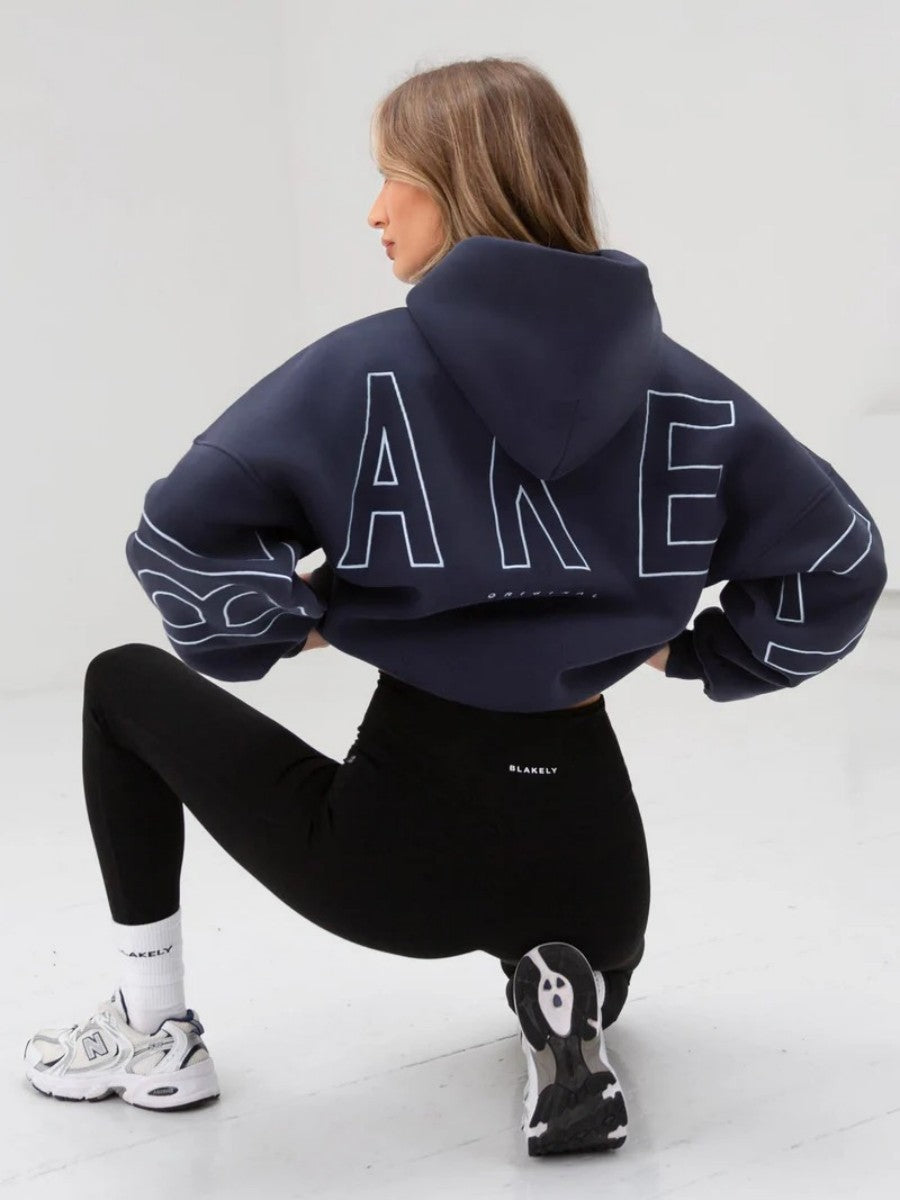 Sudadera con Capucha Estampada